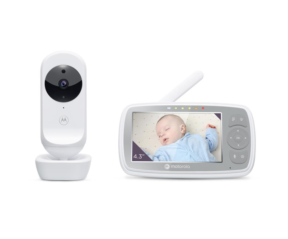 Barbala Baby Monitor 4,3 Moniteur vidéo pour bébé avec caméra, version  nuit infrarouge, prise en charge de plusieurs caméras, surveillance de la  température, berceuse, audio bidirectionnel et caméra bébé VOX Auto 